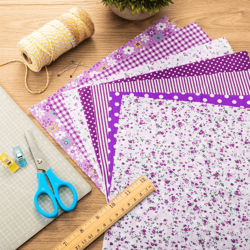 28 Pieces Fabric Quilting Patchwork Fabric Square Sewing Craft Fabric Printed Fabric Bundle with Scissors for Sewing Quilting Handmade DIY Crafts (25 x 25 cm) Arts & Entertainment > Hobbies & Creative Arts > Arts & Crafts > Art & Crafting Materials > Textiles > Fabric Shappy   