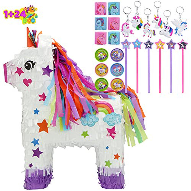 Cinco De Mayo Unicorn Pinata for Kids Birthday Party, (17 X 14X 5 In.) for Fun Fiesta Taco Party Supplies, Luau Event Photo Props, Mexican Theme Decoration, Carnivals Festivals, Taco Tuesday Event Arts & Entertainment > Party & Celebration > Party Supplies Joyin,Inc   