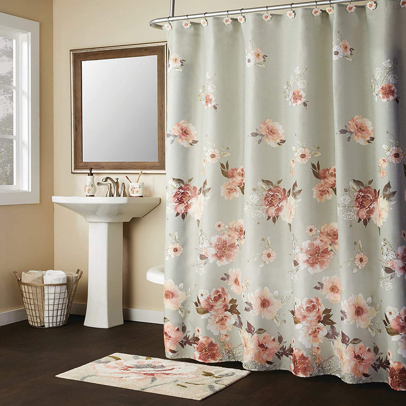 SKL Home Holland Floral Bath Towel, Vanilla Home & Garden > Linens & Bedding > Towels Saturday Knight Ltd.   