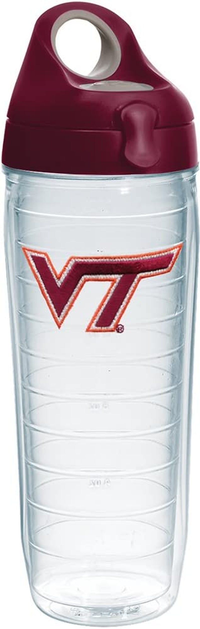 Tervis Virginia Tech University Hokies Made in USA Double Walled Insulated Tumbler, 1 Count (Pack of 1), Maroon Home & Garden > Kitchen & Dining > Tableware > Drinkware Tervis Primary Logo 24 oz Water Bottle 