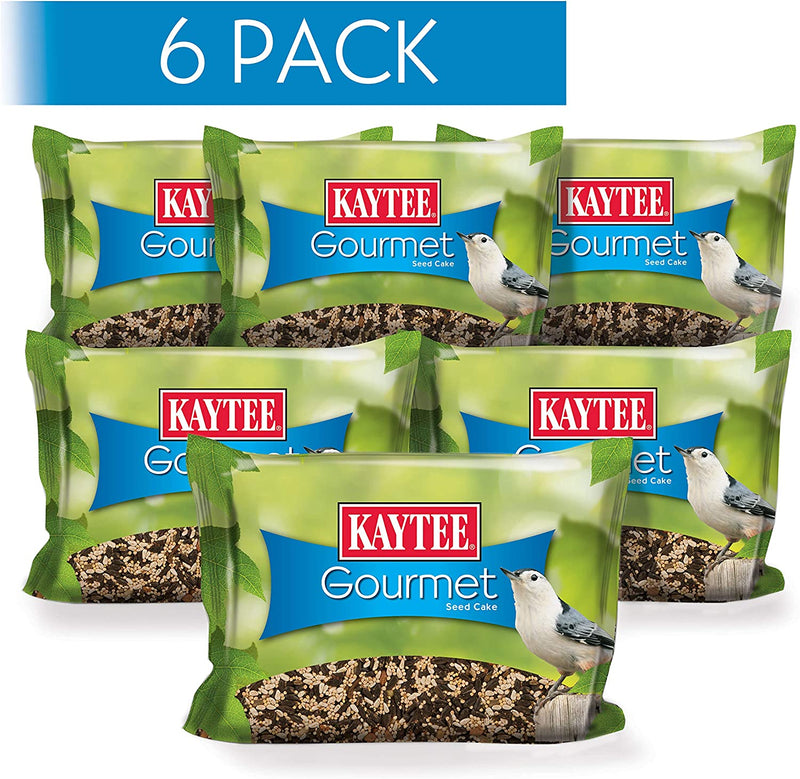 Kaytee Wild Bird Seed & Mealworm Seed Cake Food for Bluebirds, Chickadees, Woodpeckers and More, 1.4 Pound Animals & Pet Supplies > Pet Supplies > Bird Supplies > Bird Food Central Garden & Pet Gourmet 6 Pack  