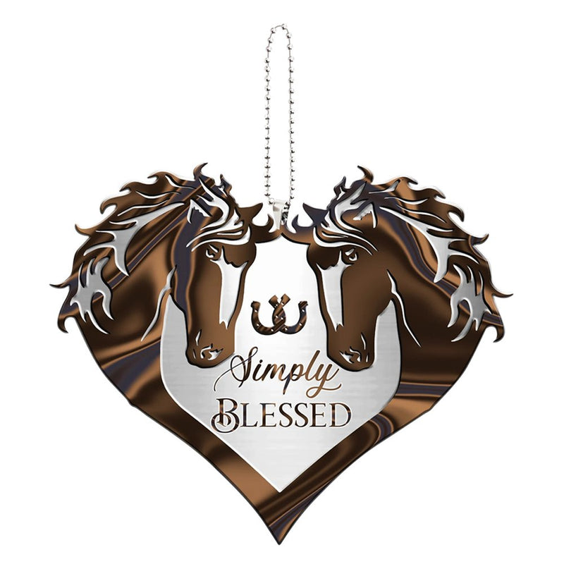 Home Decor Clearance Valentine'S Day Animal Couple Rings Diy Gods Blessed Personalized Ornament Decoration Hangs Acrylic Home & Garden > Decor > Seasonal & Holiday Decorations Mnycxen One Size D 
