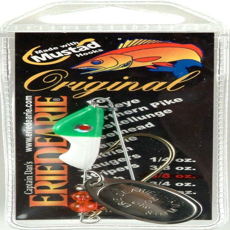Carlson Erie Dearie Original White and Green Fishing Lure Sporting Goods > Outdoor Recreation > Fishing > Fishing Tackle > Fishing Baits & Lures Carlson 5.8-Ounce  