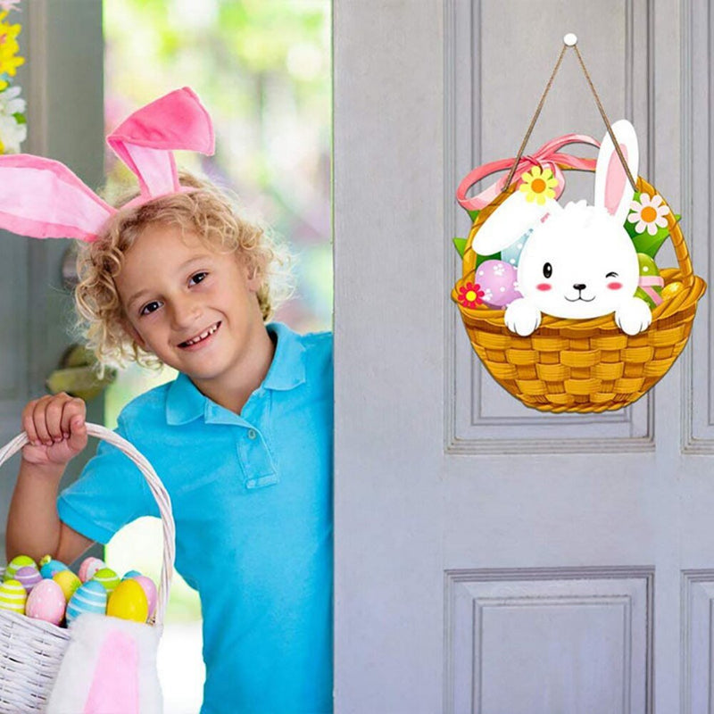 Easter Bunny Wall Hanging Decoration Bunny Decorations Home Easter Decorations