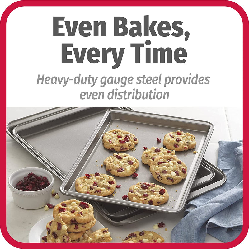 Goodcook Nonstick Steel 3-Piece Cookie Sheet Set Home & Garden > Kitchen & Dining > Cookware & Bakeware GoodCook   