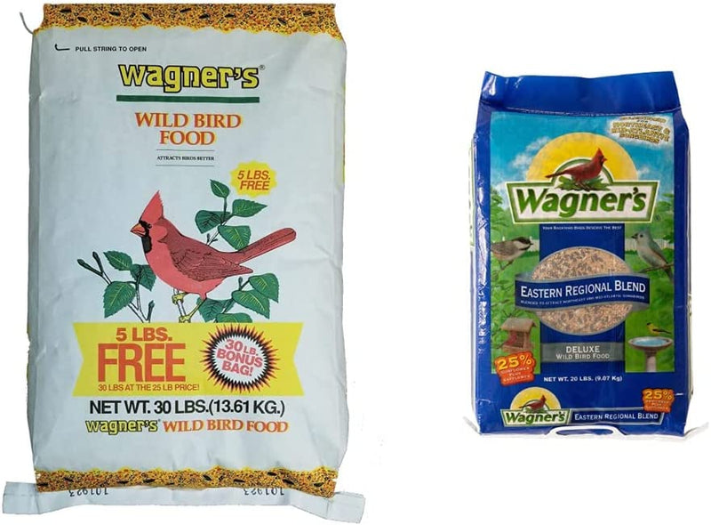 Wagner'S 13010 Wild Bird Food, 30-Pound Bag Animals & Pet Supplies > Pet Supplies > Bird Supplies > Bird Food Wagner's Wild Bird Food + Sunflower Wild Bird Food  