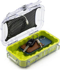 Evergreen 56 Clear Waterproof Dry Box Protective Case with Colored Rubber Insert - Travel Safe / Mil Spec / USA Made - for Tackle Organization of Cameras, Phones, Camping, Fishing, Tacklebox, Traveling, Water Sports (Green) Sporting Goods > Outdoor Recreation > Fishing > Fishing Tackle Evergreen Green  