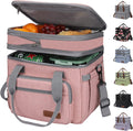 Maelstrom Lunch Bag Women,Insulated Lunch Box for Men/Women,Expandable Double Deck Lunch Cooler Bag,Lightweight Leakproof Lunch Tote Bag with Side Tissue Pocket,Suit for Work School 18L,Green Home & Garden > Lighting > Lighting Fixtures > Chandeliers Maelstrom 18l Pink 18L 