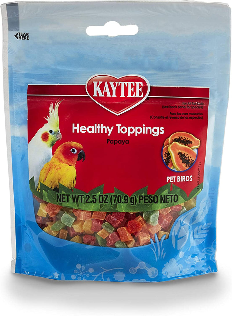 Kaytee Fiesta Healthy Toppings Papaya Bits for All Pet Birds, 2.5-Oz Bag Animals & Pet Supplies > Pet Supplies > Bird Supplies > Bird Food Central Garden & Pet   