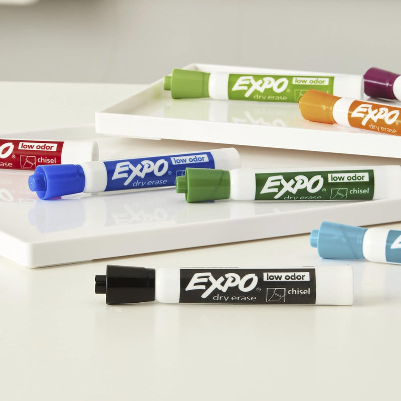 EXPO Low Odor Dry Erase Markers, Chisel Tip, Assorted Colors, 12 Count Sporting Goods > Outdoor Recreation > Fishing > Fishing Rods Sanford   