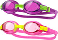 Findway Kids Swim Goggles, 2 Pack Kids Swimming Goggles Anti-Fog No Leaking Girls Boys for Age 3-10 Sporting Goods > Outdoor Recreation > Boating & Water Sports > Swimming > Swim Goggles & Masks findway 1-pink+purple  