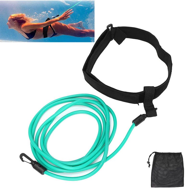 Static Swimming Belt, Swimming Equipment Bungee Cords Swimming Resistance Band Elastic Swim Training Band Swim Tether with Storage Bag for Adults for Pools Sporting Goods > Outdoor Recreation > Boating & Water Sports > Swimming Shanrya   