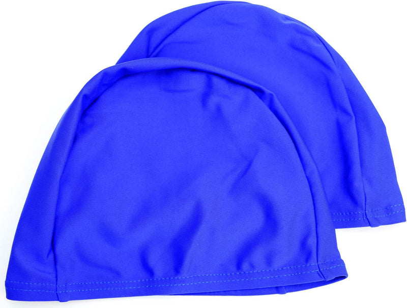 2 Pack Spandex Swimming Caps High Elasticity Fabric Adult Junior Kids Childen One Size Swim Hat Sporting Goods > Outdoor Recreation > Boating & Water Sports > Swimming > Swim Caps Teng Xin Royal Adult 