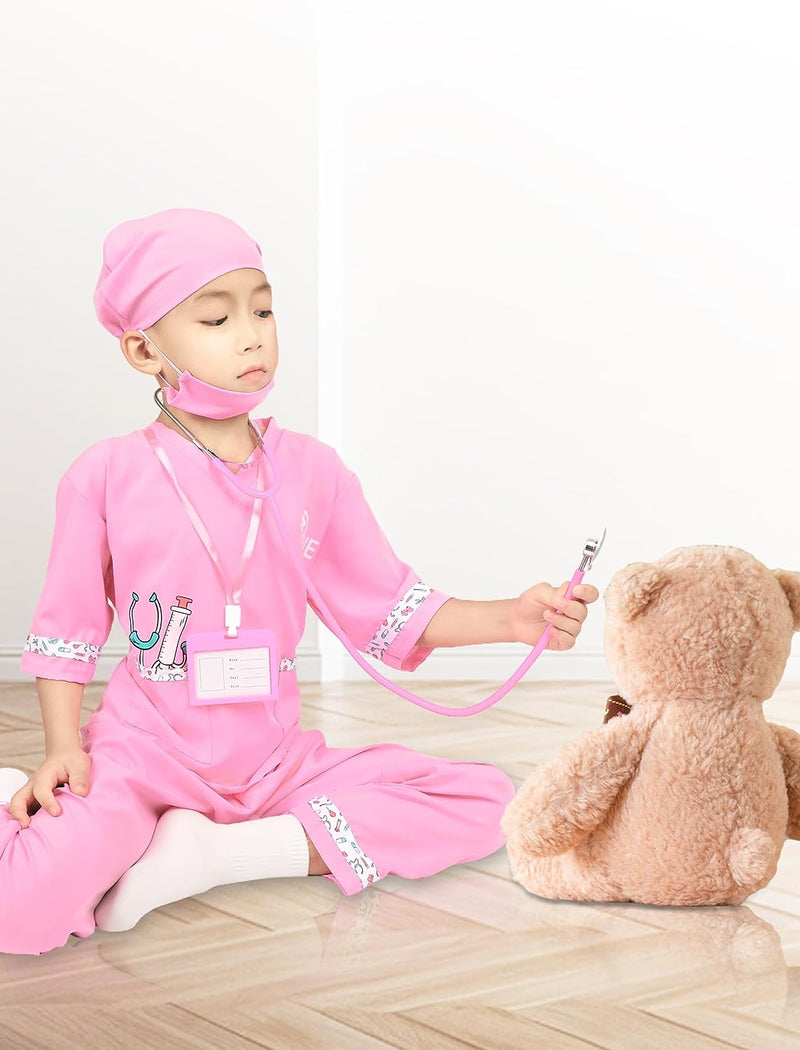 ANPHILE Kids Animal Doctor Costume Veterinarian - Halloween Costume for Kids