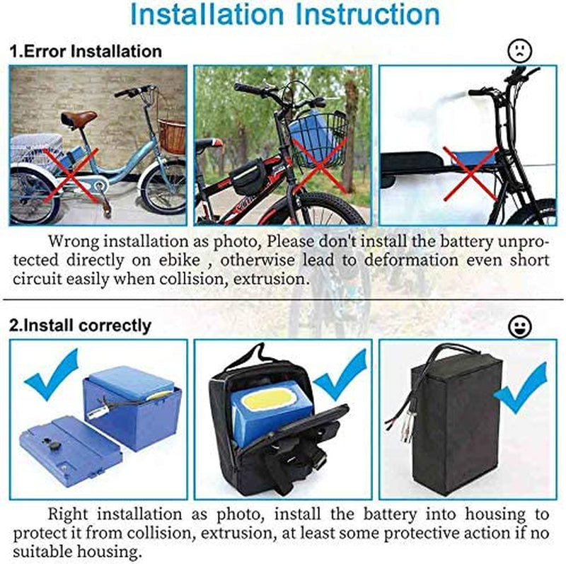 Unit Pack Power Offical (2-5 Days Delivery) 72V/60V/ 52V/48V/36V 20Ah Lithium Ion Electric Bike Battery - Ebike Battery for 2800W -500W Bicycle - E Scooter/Go Kart Battery(W/Charger & BMS Board) Sporting Goods > Outdoor Recreation > Cycling > Bicycles UNIT PACK POWER   