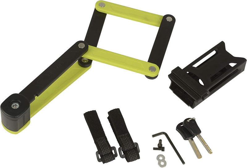 Fischer Folding Lock with Bracket and 2 Security Keys Sporting Goods > Outdoor Recreation > Cycling > Bicycles FISCHER   