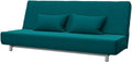 SOFERIA Replacement Compatible Cover for BEDDINGE 3-Seat Sofa-Bed, Fabric Eco Leather Creme Home & Garden > Decor > Chair & Sofa Cushions Soferia Elegance Turquoise  
