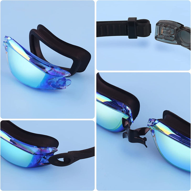 Elimoons Kids Swim Goggles for Child Teen Boys Age 6-15, anti Fog No Leak-2Pack Sporting Goods > Outdoor Recreation > Boating & Water Sports > Swimming > Swim Goggles & Masks Elimoons   