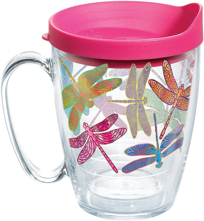 Tervis Made in USA Double Walled Dragonfly Mandala Insulated Tumbler Cup Keeps Drinks Cold & Hot, 24Oz, Classic Home & Garden > Kitchen & Dining > Tableware > Drinkware Tervis Classic 16oz Mug 