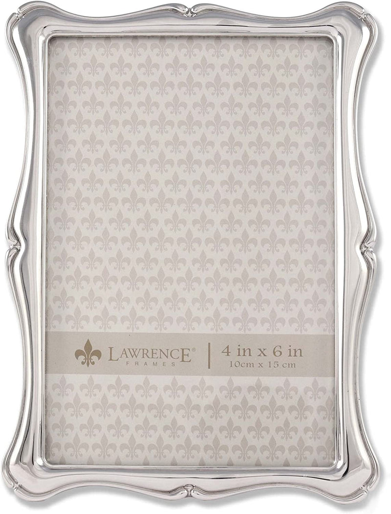 Lawrence Frames 710246 Silver Metal Romance Picture Frame, 4 by 6-Inch Home & Garden > Decor > Picture Frames Lawrence Frames Silver 4x6 