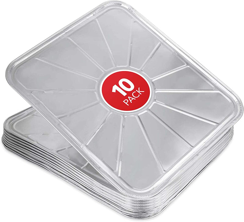 Disposable Foil Oven Liners (10 Pack) Aluminum Foil Oven Liners for Bottom of Electric Oven & Gas Oven, Reusable Oven Drip Pan Tray for Cooking and Baking, Disposable Baking Mats - Stock Your Home Home & Garden > Kitchen & Dining > Cookware & Bakeware Stock Your Home 10 Count  