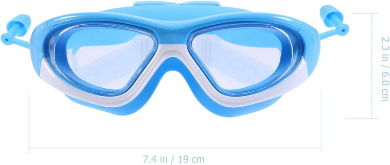 BESPORTBLE 2Pcs Kids Swimming Goggles anti Fog Pool Eyewear UV Wide Vision Protection Glasses for Toddler Children Boy Girl Sporting Goods > Outdoor Recreation > Cycling > Cycling Apparel & Accessories BESPORTBLE   