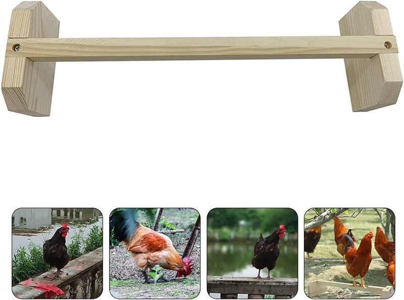 Iplusmile Chicken Perch Wooden Chick Jungle Gym Roosting Bar, Chicken Toys for Coop and Brooder, Training Perch for Large Bird, Hens, Parrots, Macaw, Fun Toys for Chicke Animals & Pet Supplies > Pet Supplies > Bird Supplies iplusmile   