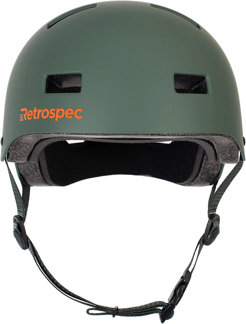 Retrospec CM-1 Bicycle / Skateboard Helmet for Adult Commuter, Bike, Skate , Matte Forest Green, 55-59 Cm / Medium Sporting Goods > Outdoor Recreation > Cycling > Cycling Apparel & Accessories > Bicycle Helmets Retrospec   