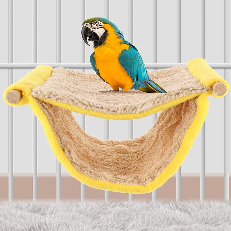 Balacoo 3Pcs House Nest Hideaway Chinchilla Mini for Habitat Toy Lovely Hut Tent African Parrot Pig Mice Snuggle Guinea Accessory Hammock Cotton Swing Hamster Shed Grey Comfortable Animals & Pet Supplies > Pet Supplies > Bird Supplies > Bird Cages & Stands balacoo   
