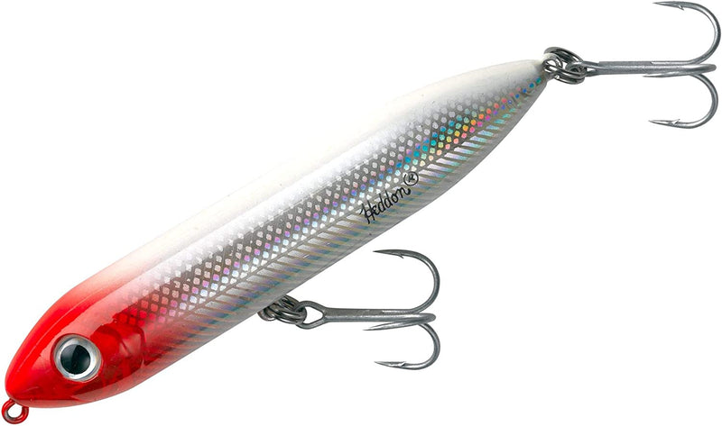 Heddon Super Spook Topwater Fishing Lure for Saltwater and Freshwater, Red Head, Super Spook Jr (1/2 Oz) Sporting Goods > Outdoor Recreation > Fishing > Fishing Tackle > Fishing Baits & Lures Pradco Outdoor Brands   