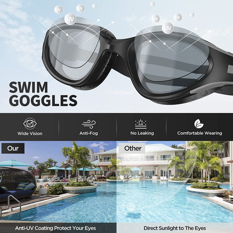 Swimstars Swim Goggles for Adult Men Women Youth | Anti-Fog Lenses with UV Protection | No Leaking Pool Water Glasses Sporting Goods > Outdoor Recreation > Boating & Water Sports > Swimming > Swim Goggles & Masks SwimStars   