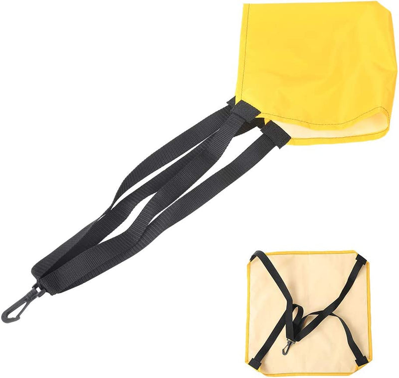 Resistance Adding Belt, Underwater Swimming Resistance Belt, Fitness Equipment with Pocket for Swimming for Lose Weight(Large Yellow) Sporting Goods > Outdoor Recreation > Boating & Water Sports > Swimming Sazao   