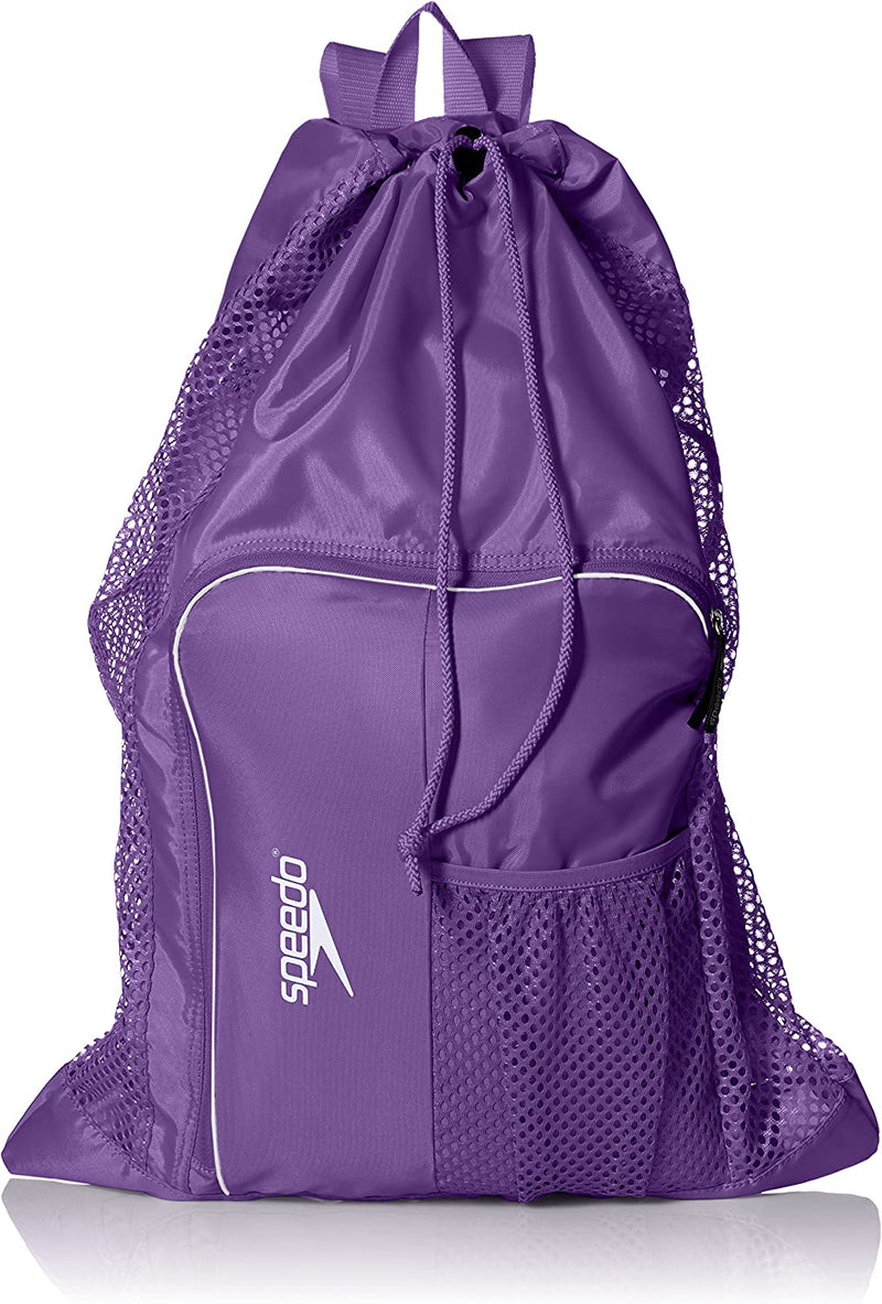 Speedo Unisex-Adult Deluxe Ventilator Mesh Equipment Bag Sporting Goods > Outdoor Recreation > Boating & Water Sports > Swimming Speedo Prism Violet  