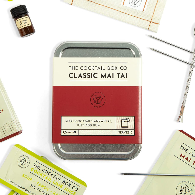 Mai Tai Cocktail Kit - the Cocktail Box Co. Premium Cocktail Kits - Make Hand Crafted Cocktails. Great Gift for Any Cocktail Lover and Makes the Perfect Travel Companion! Home & Garden > Kitchen & Dining > Barware The Cocktail Box Co.   