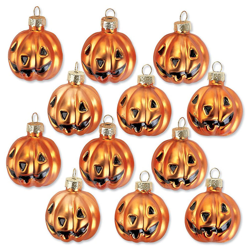 Glass Snowflake Christmas Ornaments - Set of 4 Holiday Tree Ornaments Home & Garden > Decor > Seasonal & Holiday Decorations Current Fall Jack o Lantern  