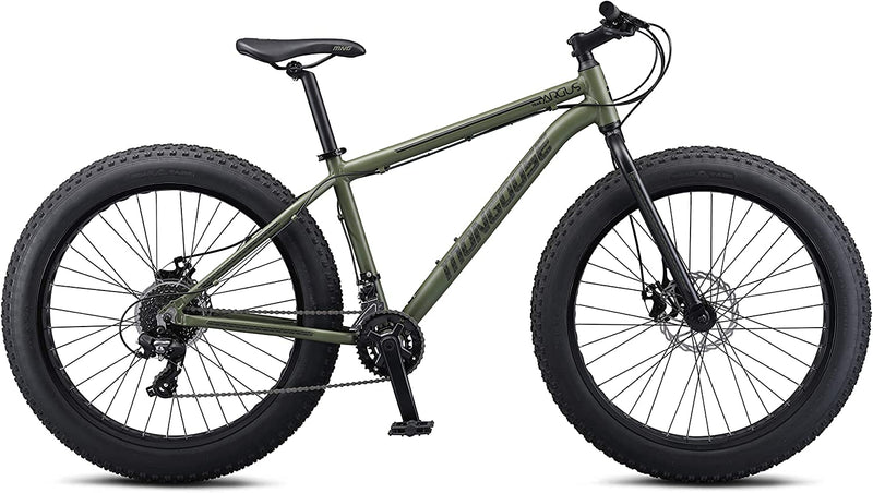 Mongoose Argus ST & Trail Youth/Adult Fat Tire Mountain Bike, 11-19 Inch Aluminum Hardtail Frame, Multiple Colors Sporting Goods > Outdoor Recreation > Cycling > Bicycles Mongoose   