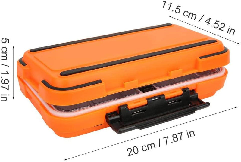 Vbest Life Waterproof Fishing Tackle Box Organizer, Lure Hooks Storage Case Built-In Sliding Switch Sporting Goods > Outdoor Recreation > Fishing > Fishing Tackle Vbest life   