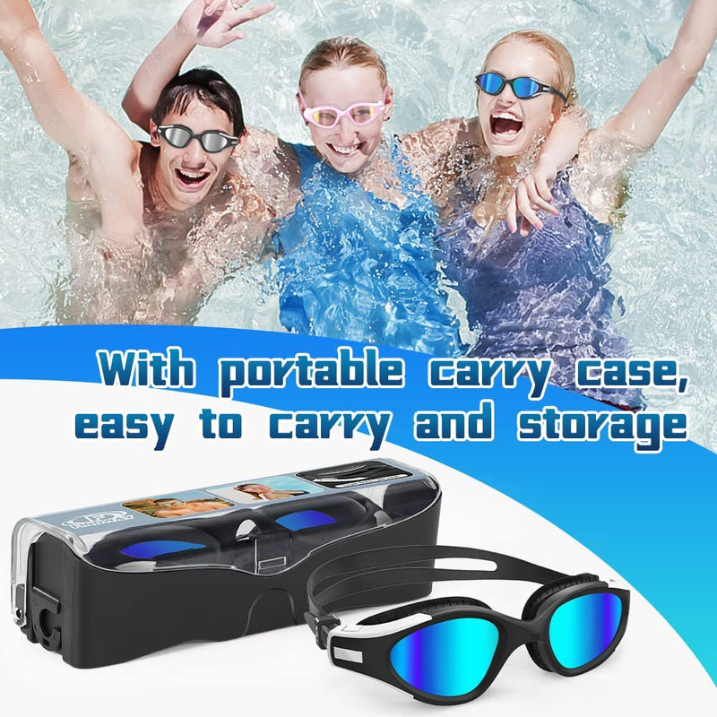 Findway Swim Goggles, Polarized Swimming Goggles Anti-Fog UV Full Protection No Leaking Wide Vision Adult Men Women Youth Sporting Goods > Outdoor Recreation > Boating & Water Sports > Swimming > Swim Goggles & Masks findway   