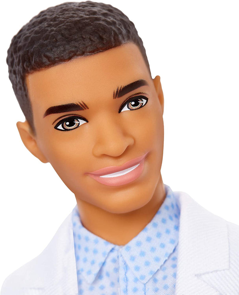 Ken Brunette Dentist Doll with Professional Dental Coat plus 2 Dental Toothbrush and Toothpaste Accessories for Ages 3 and Up Sporting Goods > Outdoor Recreation > Winter Sports & Activities Mattel   