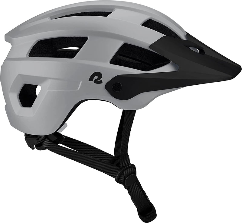 Retrospec Rowan Mountain Bike Helmet for Adults - Specialized Dirt Cycling Bicycle Helmets for Men & Women – Adjustable Size, Lightweight & Breathable Sporting Goods > Outdoor Recreation > Cycling > Cycling Apparel & Accessories > Bicycle Helmets Retrospec Matte Stone / Black One Size 54-61cm 