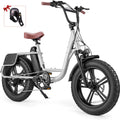 VELOWAVE Prado S Electric Bike for Adults 750W BAFANG Motor,48V 15Ah LG Battery E Bike, 20" X 4.0 Step-Thru Fat Tire Ebikes for Adults, 28MPH Electric Bicycle Shimano 7-Speed Sporting Goods > Outdoor Recreation > Cycling > Bicycles JINHUA LANBO TECHNOLOGY CO., LTD. SILVER  