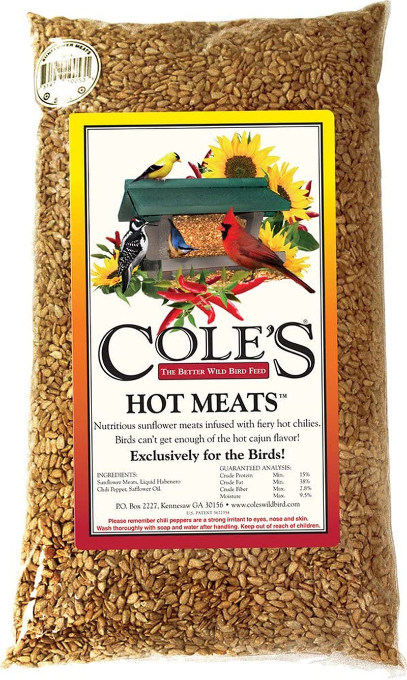 Cole'S HM05 Hot Meats Bird Seed, 5-Pound Animals & Pet Supplies > Pet Supplies > Bird Supplies > Bird Food Cole's Wild Bird Products   