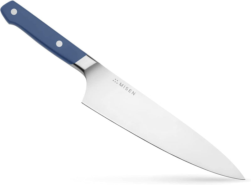 Misen 5.5 Inch Utility Knife - Medium Kitchen Knife for Chopping and Slicing - High Carbon Steel Sharp Cooking Knife, Blue Home & Garden > Kitchen & Dining > Kitchen Tools & Utensils > Kitchen Knives Misen Blue 8 Inch 