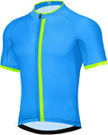 Wantdo Men'S Cycling Jerseys Mountain Bike MTB Jersey Short Sleeve Bike Shirts Breathable Quick Dry Cycling Clothing Sporting Goods > Outdoor Recreation > Cycling > Cycling Apparel & Accessories Wantdo Blue X-Large 
