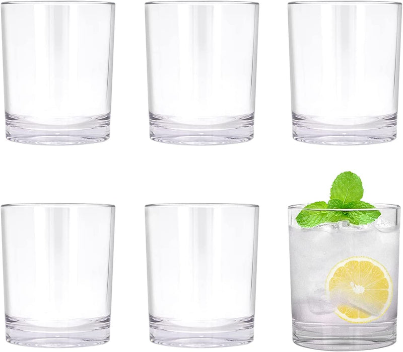 REALWAY 17-Ounce Shatterproof Plastic Water Tumbler, Clear Unbreakable Drinking Glasses, Dishwasher-Safe and BPA Free Set of 6 Home & Garden > Kitchen & Dining > Tableware > Drinkware RÉΑLWÁY 12oz 6pack  