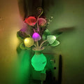 2Pack Plug in LED Night Light W/Auto Dusk to Dawn Sensor,Ausaye 0.5W Energy Saving Lamp Dream Nightlight Rose Flower Mushroom Night Lights for Kids Adults Bedroom,Bathroom,Living Room,Kitchen,Hallway
