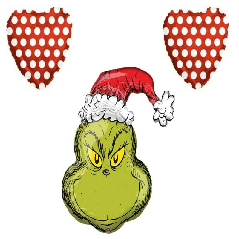 3 Pc HOW the GRINCH STOLE CHRISTMAS Party Balloons Decorations Supplies Home & Garden > Decor > Seasonal & Holiday Decorations& Garden > Decor > Seasonal & Holiday Decorations C & S Party Supply   