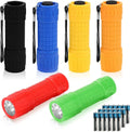 30-Pack Small Mini Flashlight Set, 5 Colors, 9-LED Handheld Flashlight with Lanyard,90-Pack AAA Battery Included for Kids/Night Reading/Party/Camping/Emergency/Hunting(30 Pack) Hardware > Tools > Flashlights & Headlamps > Flashlights Whaply 6 Pack  