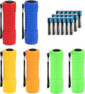 30-Pack Small Mini Flashlight Set, 5 Colors, COB LED Handheld Flashlight with Lanyard,90-Pack AAA Battery Included for Kids/Night Reading/Party/Camping/Emergency/Hunting Hardware > Tools > Flashlights & Headlamps > Flashlights Whaply 6 Pack  