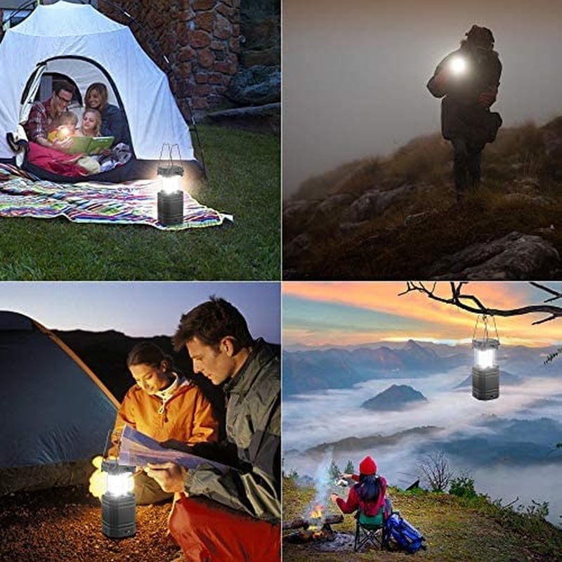 3000 Large Capacity Hand Crank Solar Camping Lantern, Portable Ultra Bright LED Torch, 23-26 Hours Running Time, USB Charger, Electronic Lantern for Outdoor Home & Garden > Lighting > Lamps Mesqool E-commerce Co.Ltd   